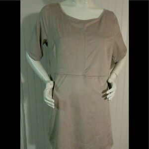 Piphany tunic dress ultra suede feel NWT Lg